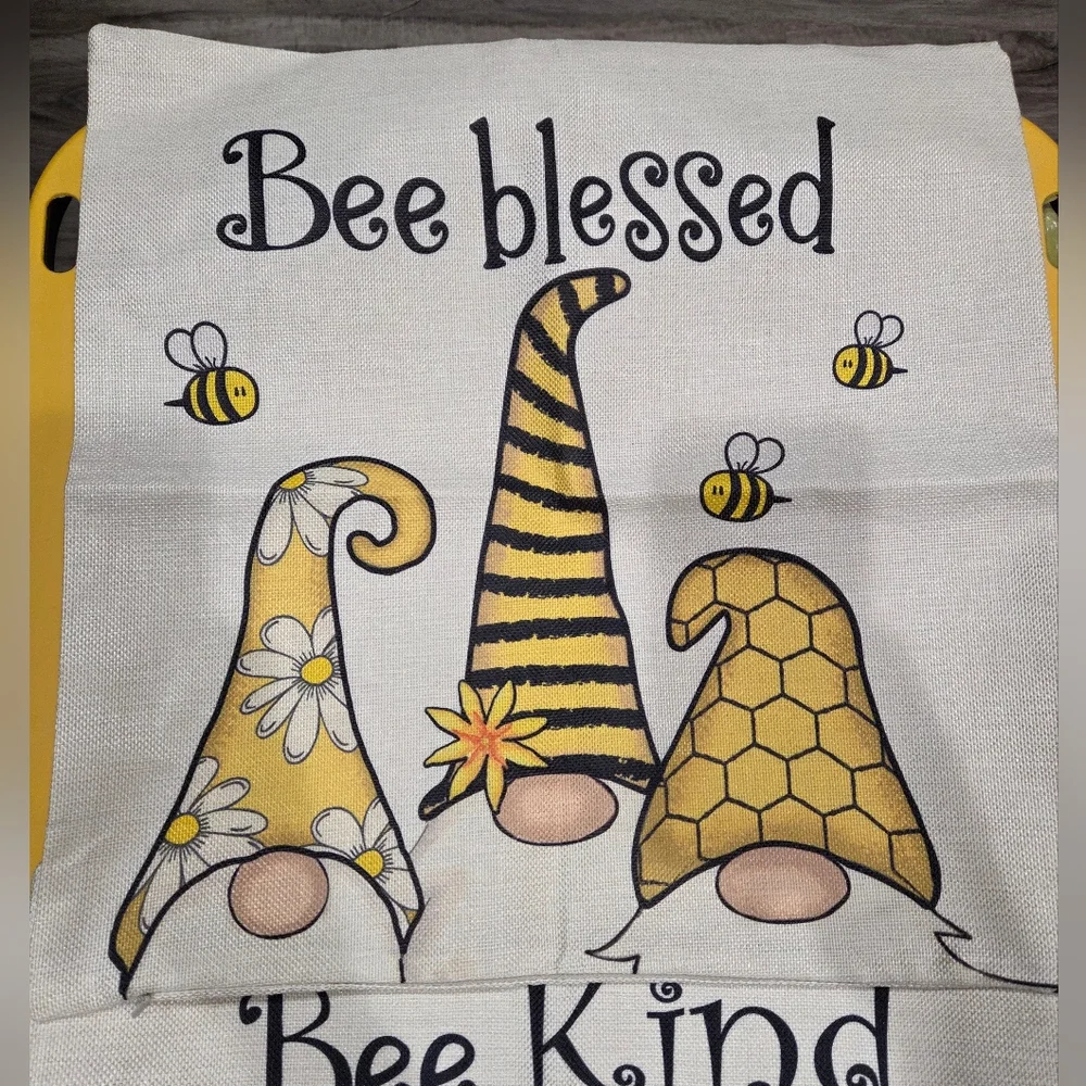 Bee Gnome Themed Pillowcase Covers